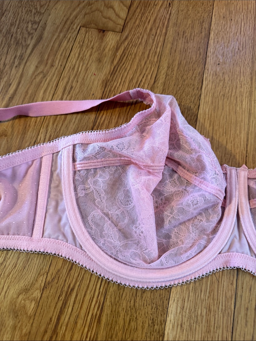 🐷 Wacoal Retro Chic Unlined Underwire Bra - Bridal Rose - Picture 11 of 14